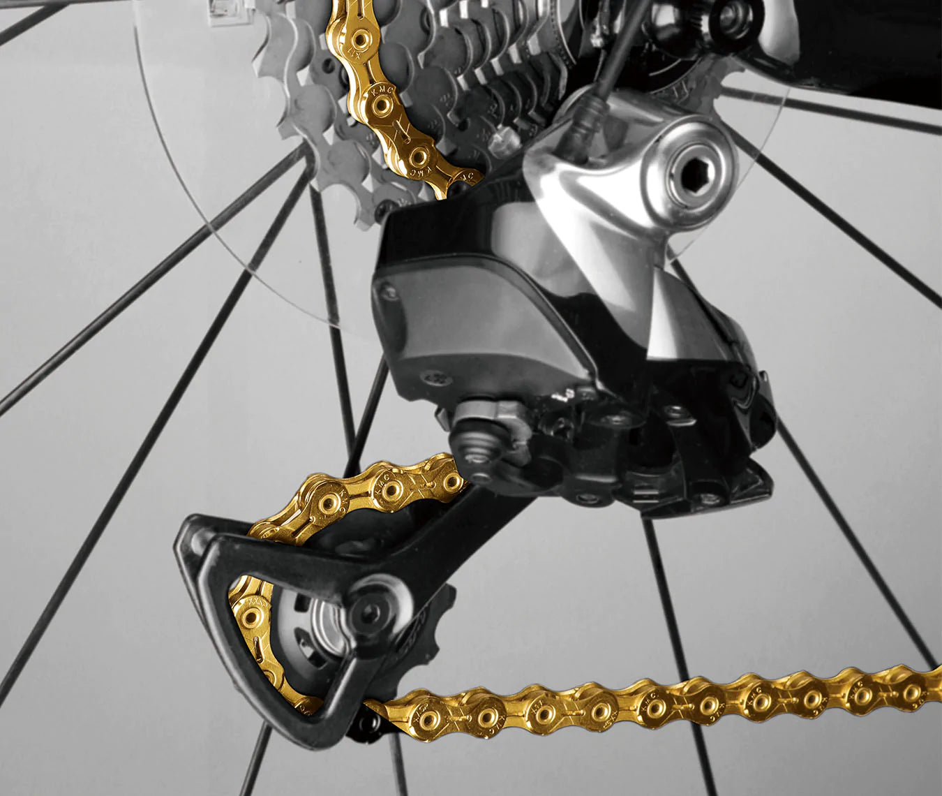 Shimano-cadena DEROE para bicicleta de montaña, cadena de 12