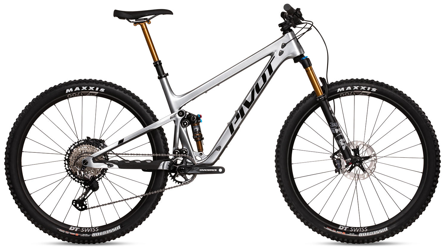 Bicicleta de Montaña Doble Suspensión Pivot Trail 429 Pro XT/XTR 29" Silver Metallic Trail Build (2023)