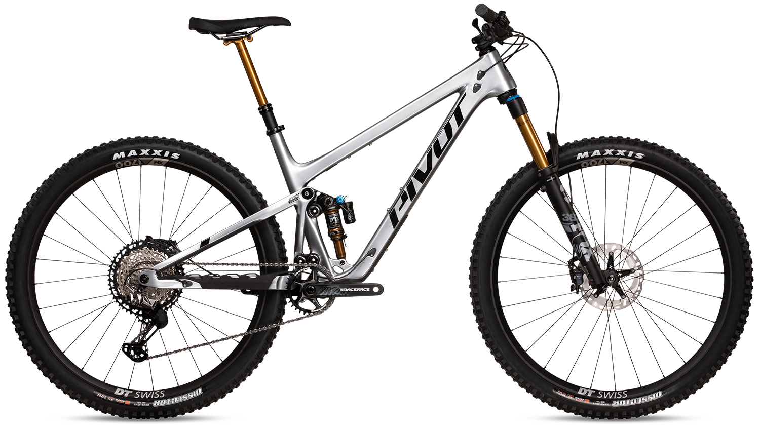 Bicicleta de Montaña Doble Suspensión Pivot Trail 429 Pro XT/XTR 29" Silver Pacific - Enduro Build (2022)