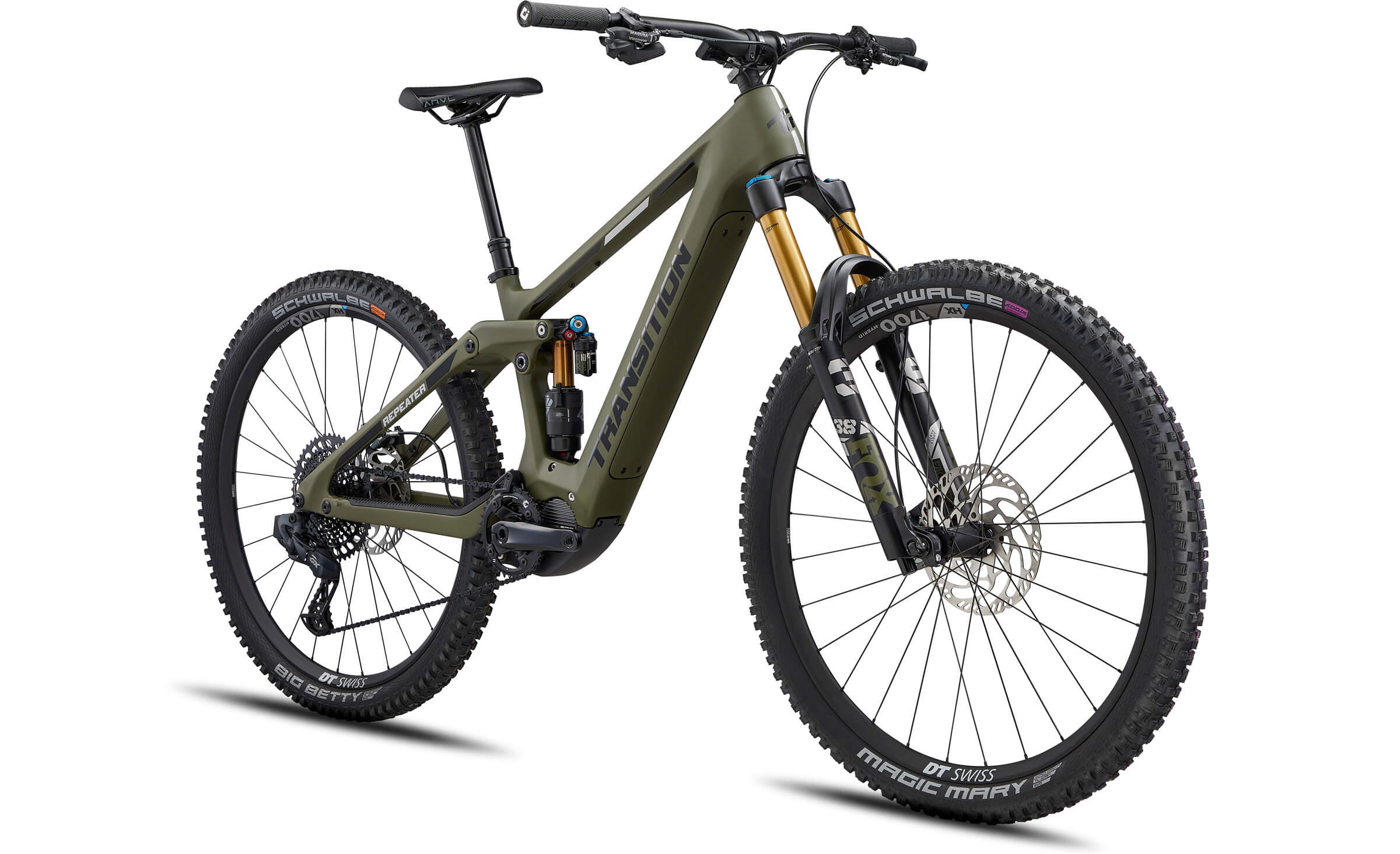 Bicicleta Eléctrica de Montaña Doble Suspensión Repeater (2022) 29" Carbon AXS Transition