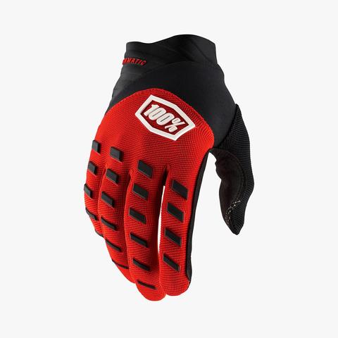 Guantes 100% AIRMATIC- RED BLACK