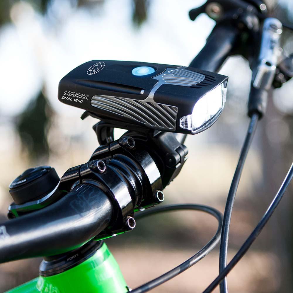 Luz Delantera Recargable Para Bicicleta Lumina Dual 1800 Nite Rider