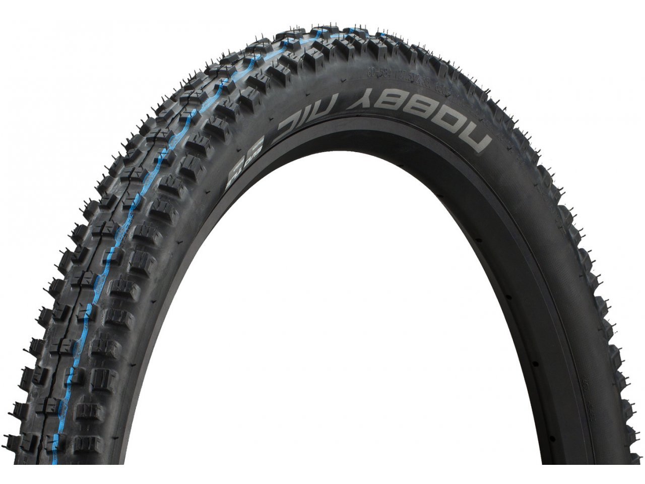 Schwalbe Nobby Nic Folding Tire - Evolution | Addix Speedgrip | Super Trail | TLEasy - E-25 - 27.5x2.80 | Black Schwalbe Nobby Nic Folding Tire - Evolution | Addix Speedgrip | Super Trail | TLEasy - E-25 - 27.5x2.80 | Black