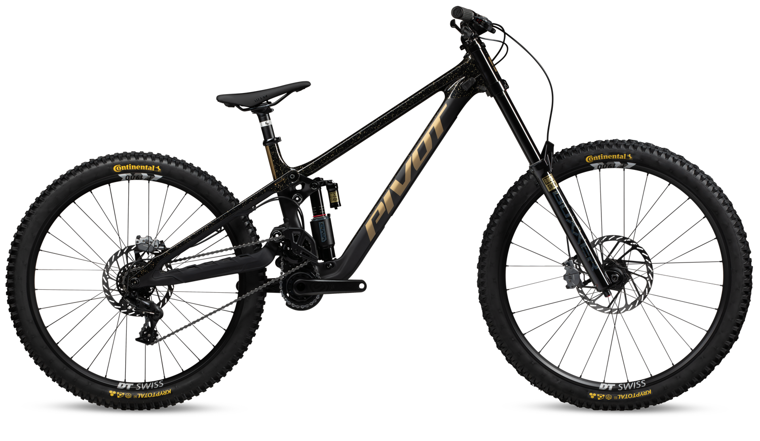 Bicicleta de Downhill Phoenix Ride GX DH Mullet" Black Gold (2025) Pivot Cycles