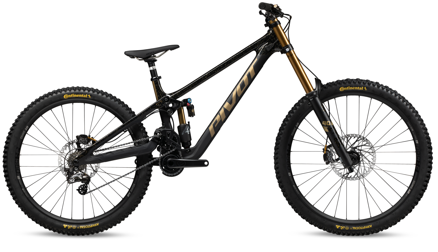 Bicicleta de Downhill Phoenix Pro Saint Mullet" Black Gold (2025) Pivot Cycles