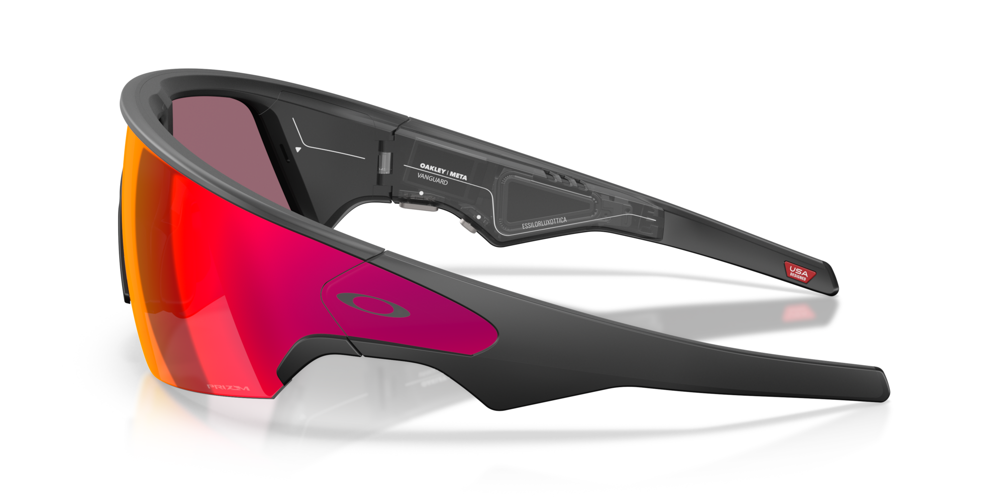 Lentes Oakley Meta Vanguard Micas prizm road,  Armazón black