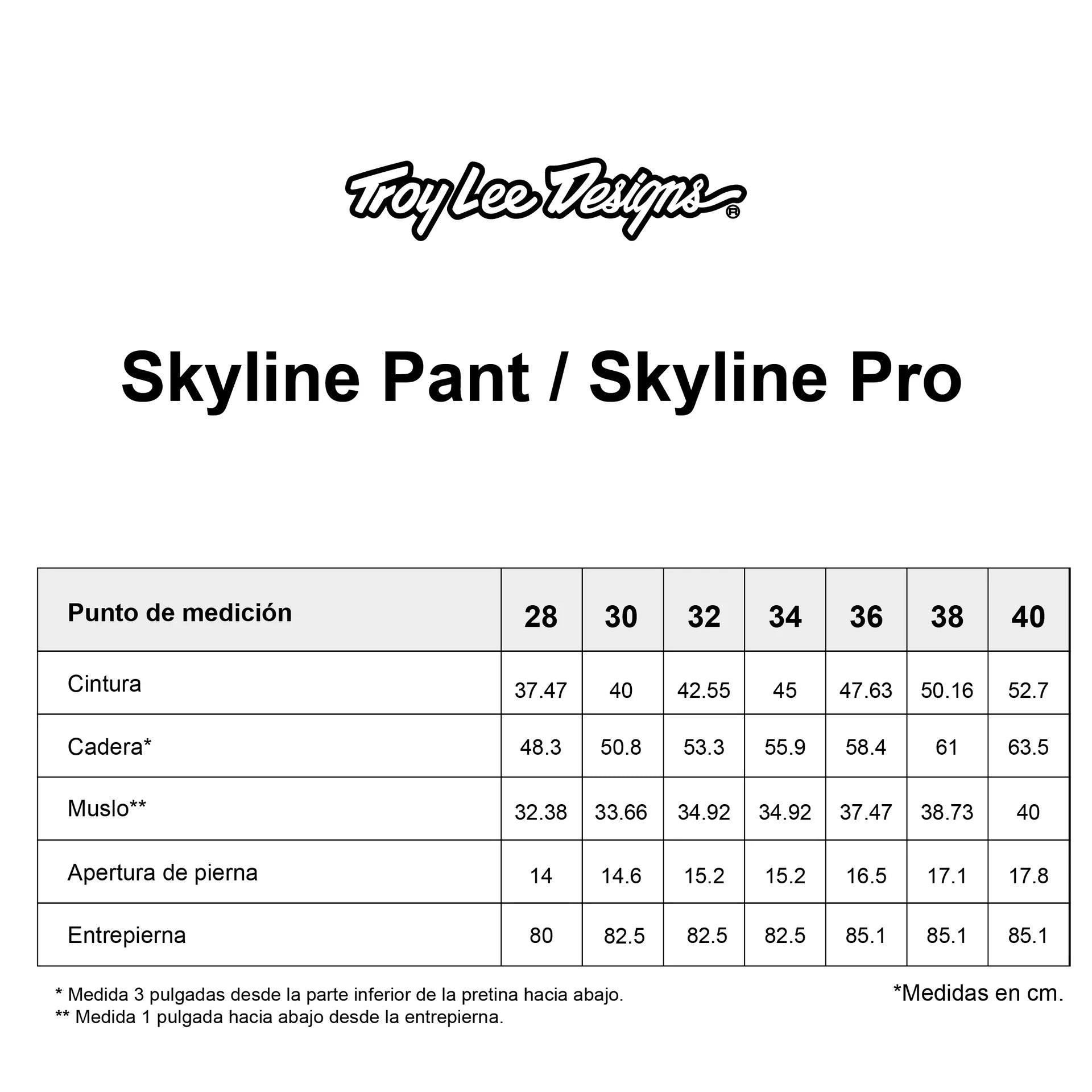 Pantalon Troy Lee Designs Skyline PRO PANT