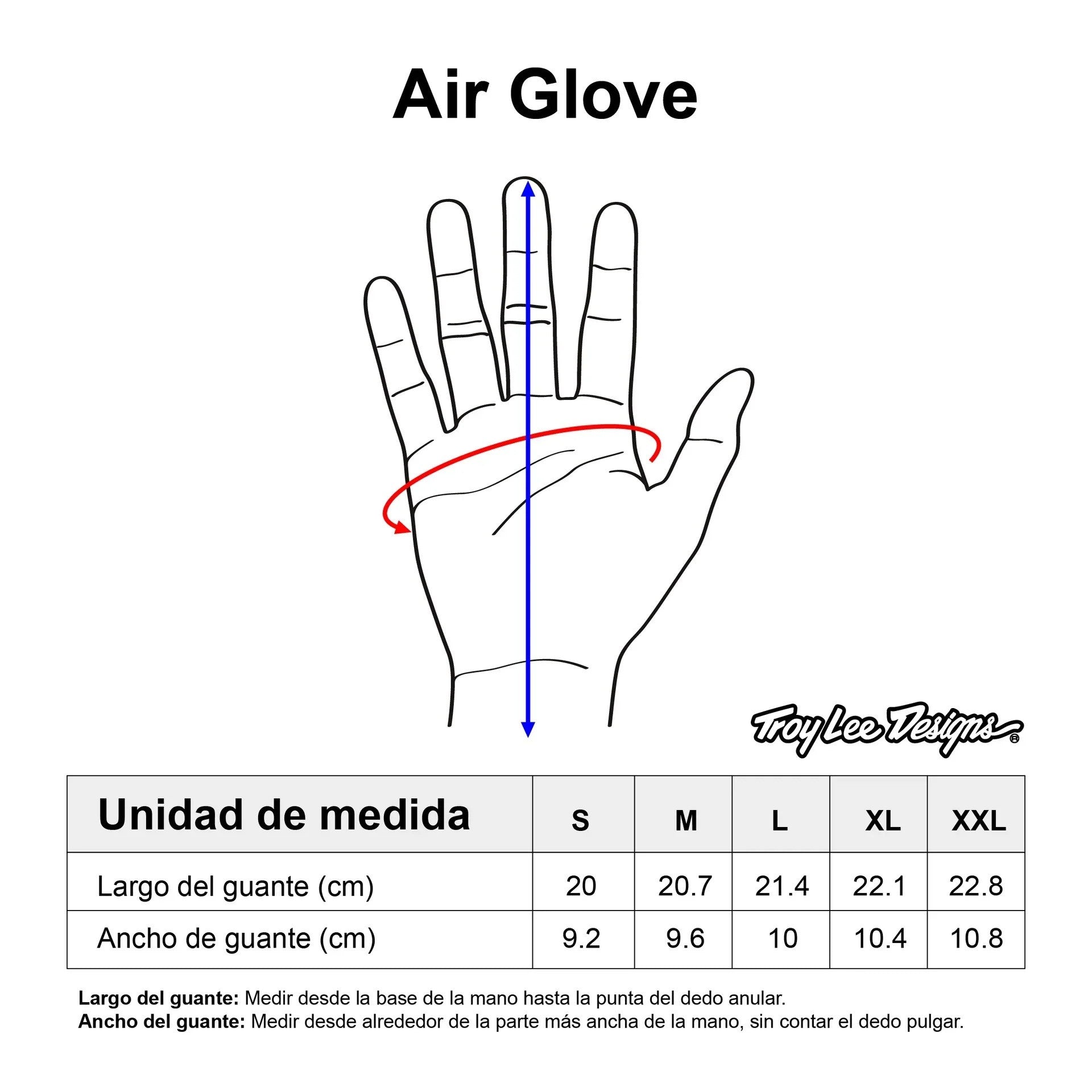 Guantes Troy Lee Designs Air Glove