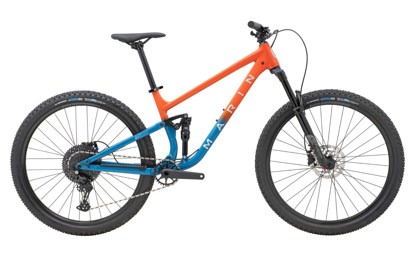 Bicicleta de Montaña Doble Suspensión Rift Zone 1 27.5" Naranja (2024) Marin