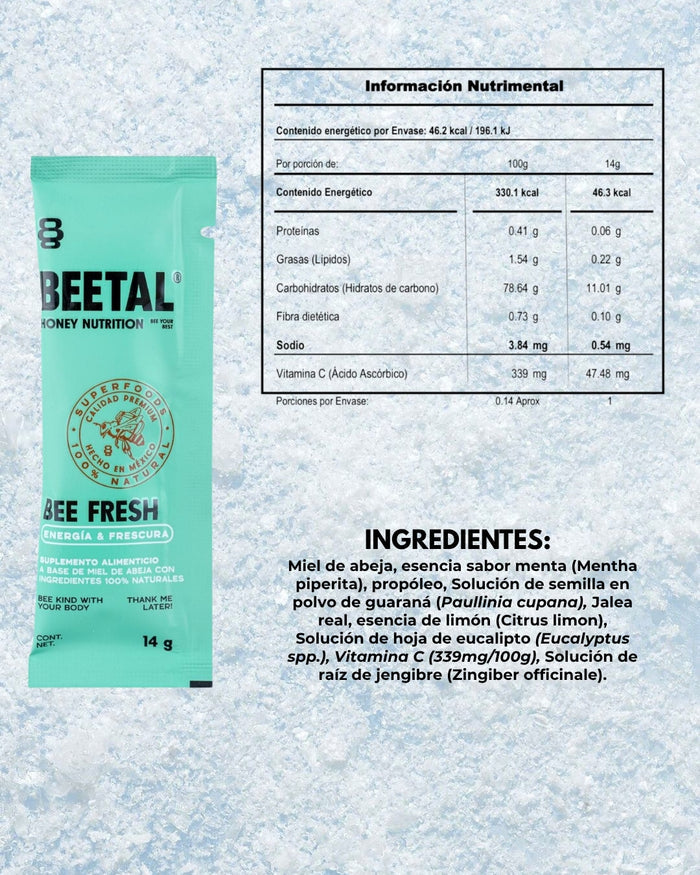 Gel Energetico Beetal Bee Fresh