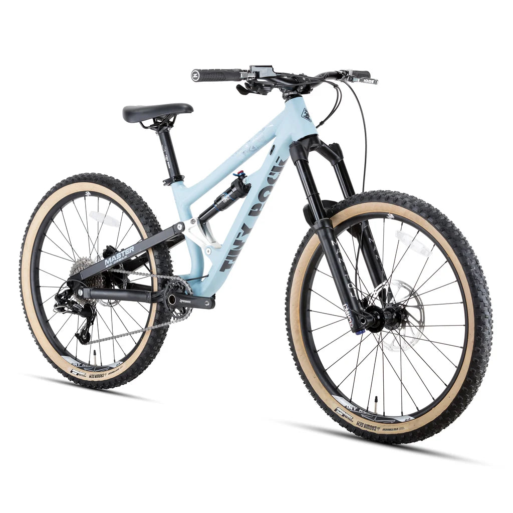 Bicicleta de Montaña Doble Suspensión Para Niño Master 24" Aluminio Tiny Rock Light Blue