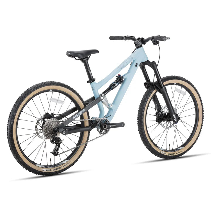 Bicicleta de Montaña Doble Suspensión Para Niño Master 24" Aluminio Tiny Rock Light Blue