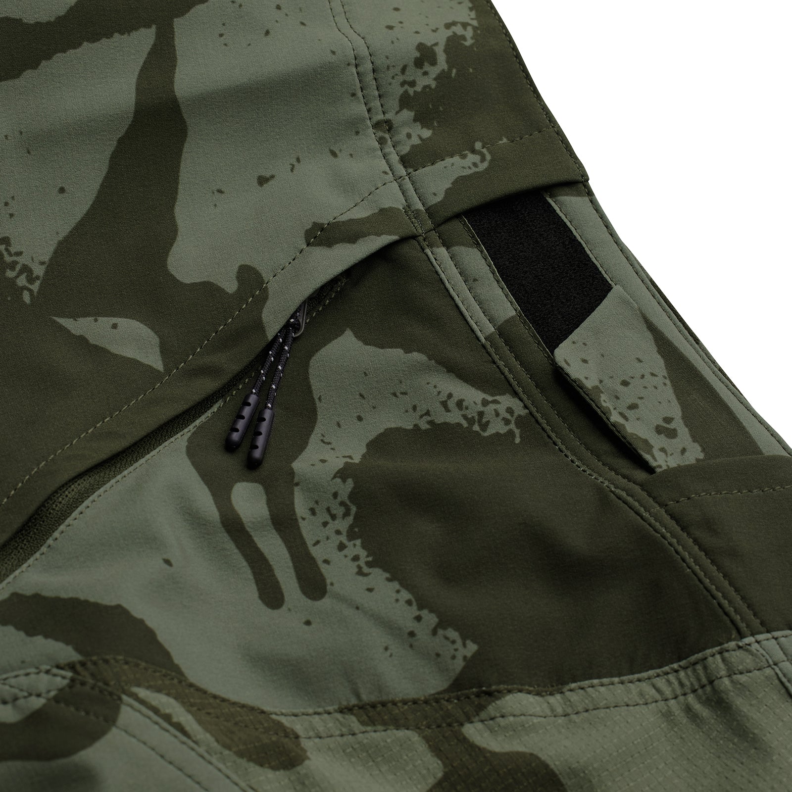 Short Troy Lee Designs Skyline Shadow Camo Olive