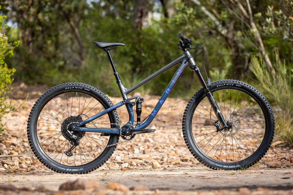 Bicicleta de Montaña Doble Suspensión Rift Zone 2 29" Gris/Azul (2025) Marin Bikes