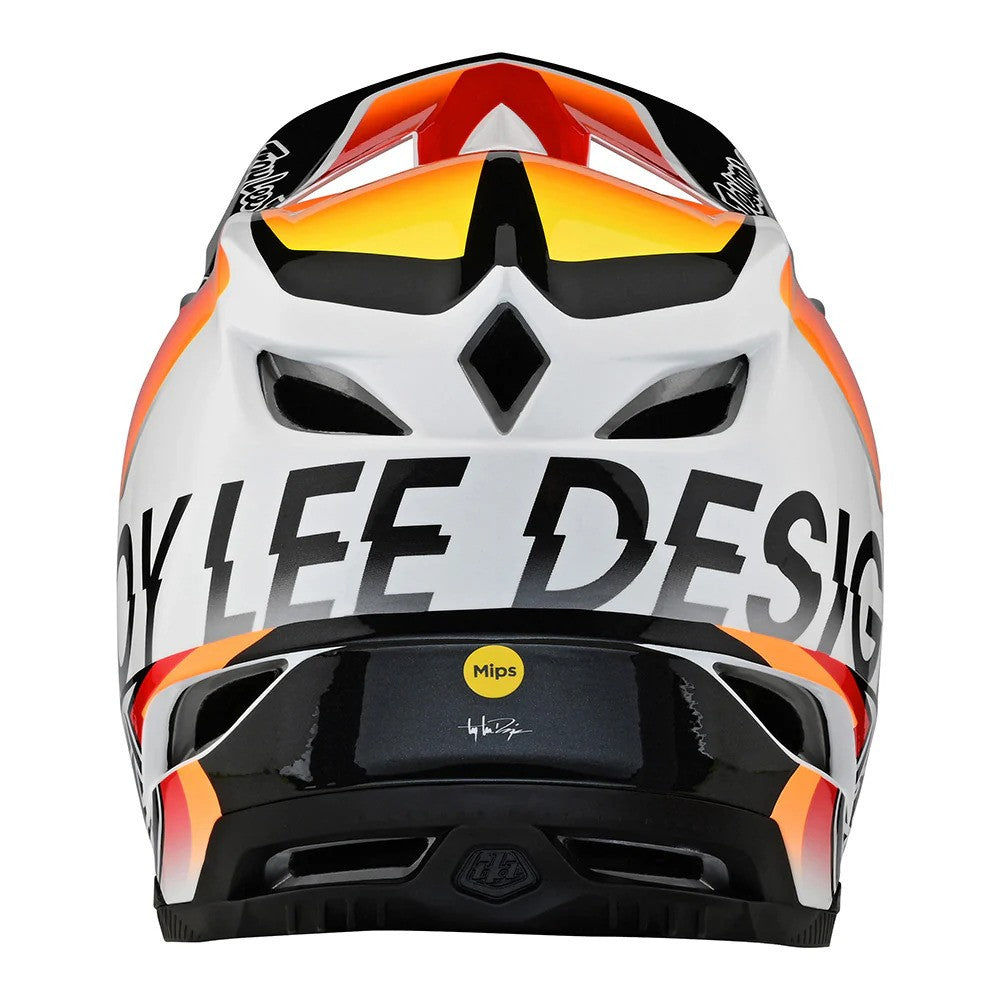 Casco Full-Face TLD D4 Composite Qualifier White/Orange