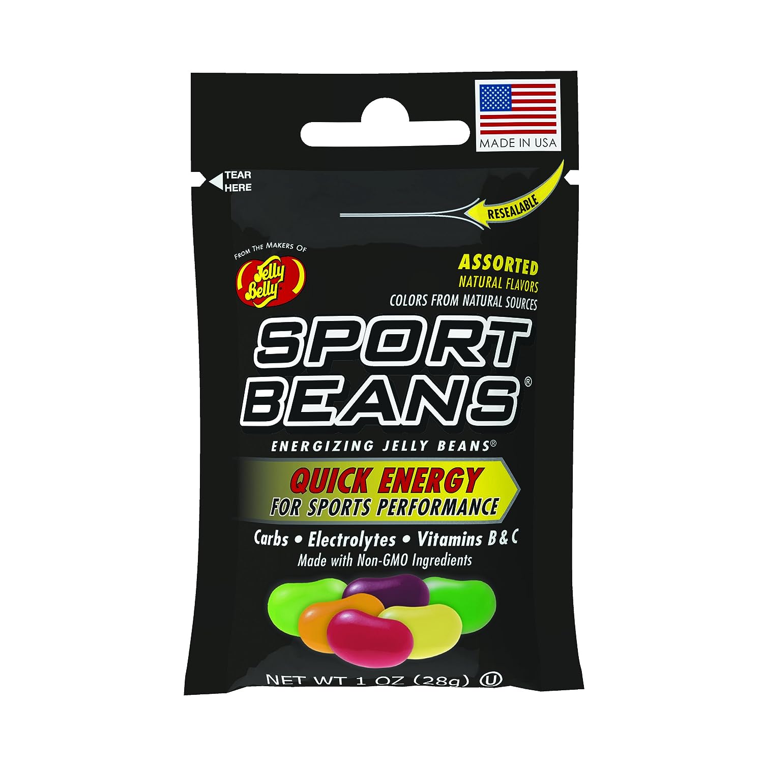 Jelly Belly Sport Beans Assorted 28g Quick Energy