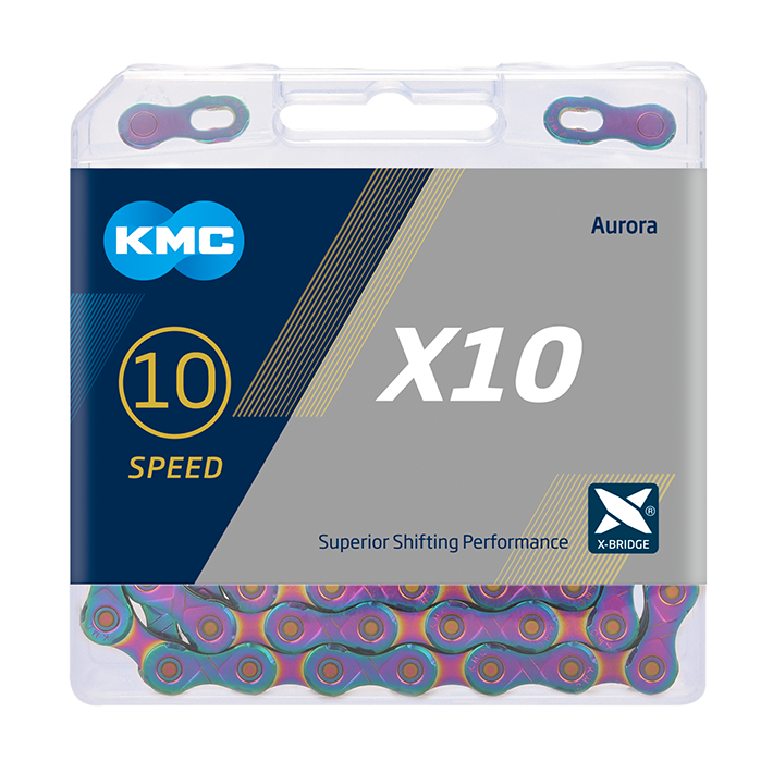 Cadena KMC X10 Velocidades Aurora