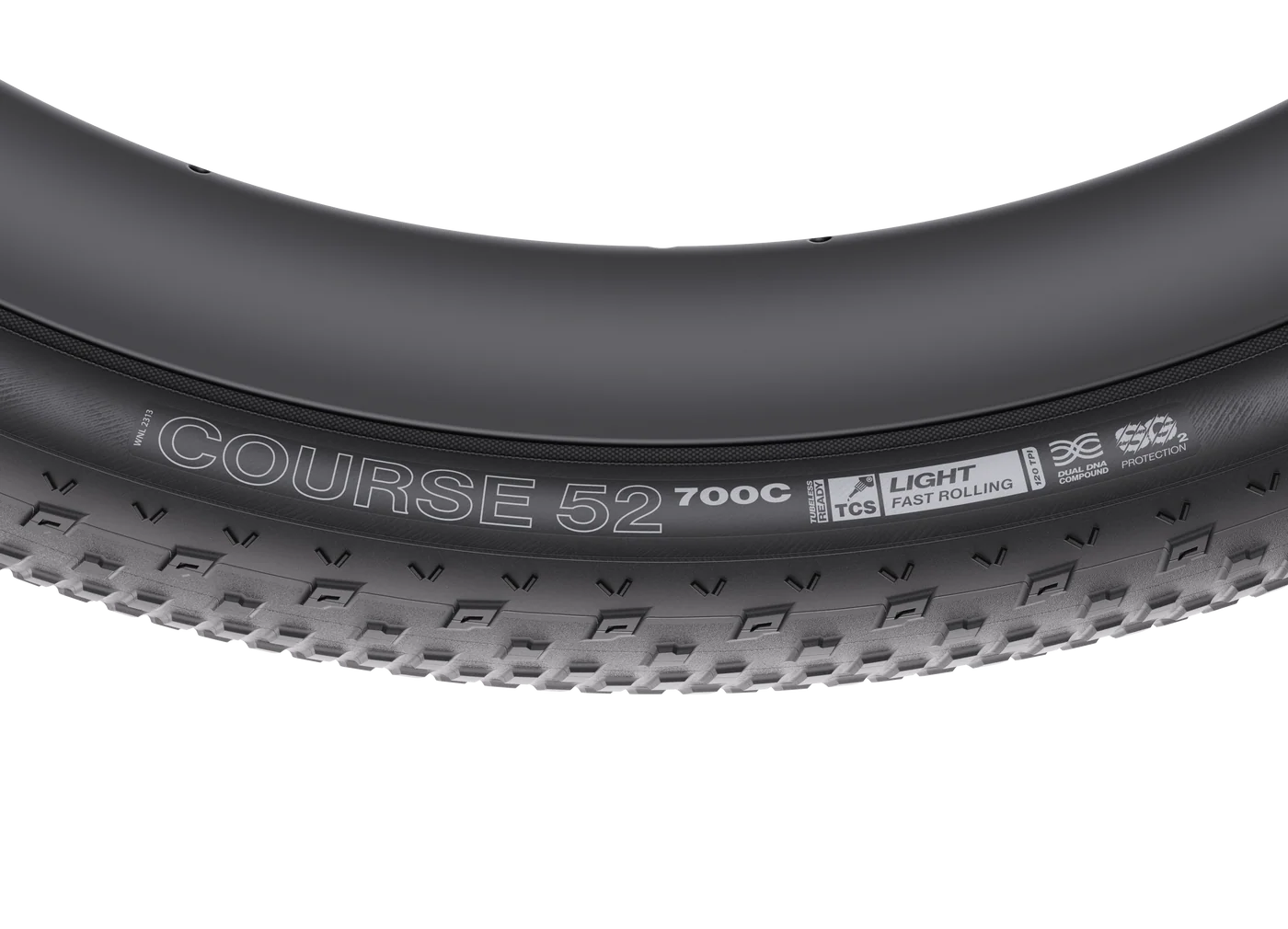 LLANTA WTB Course 52 x 700 TCS Light/Fast Rolling 120tpi Dual DNA SG2 AT tire