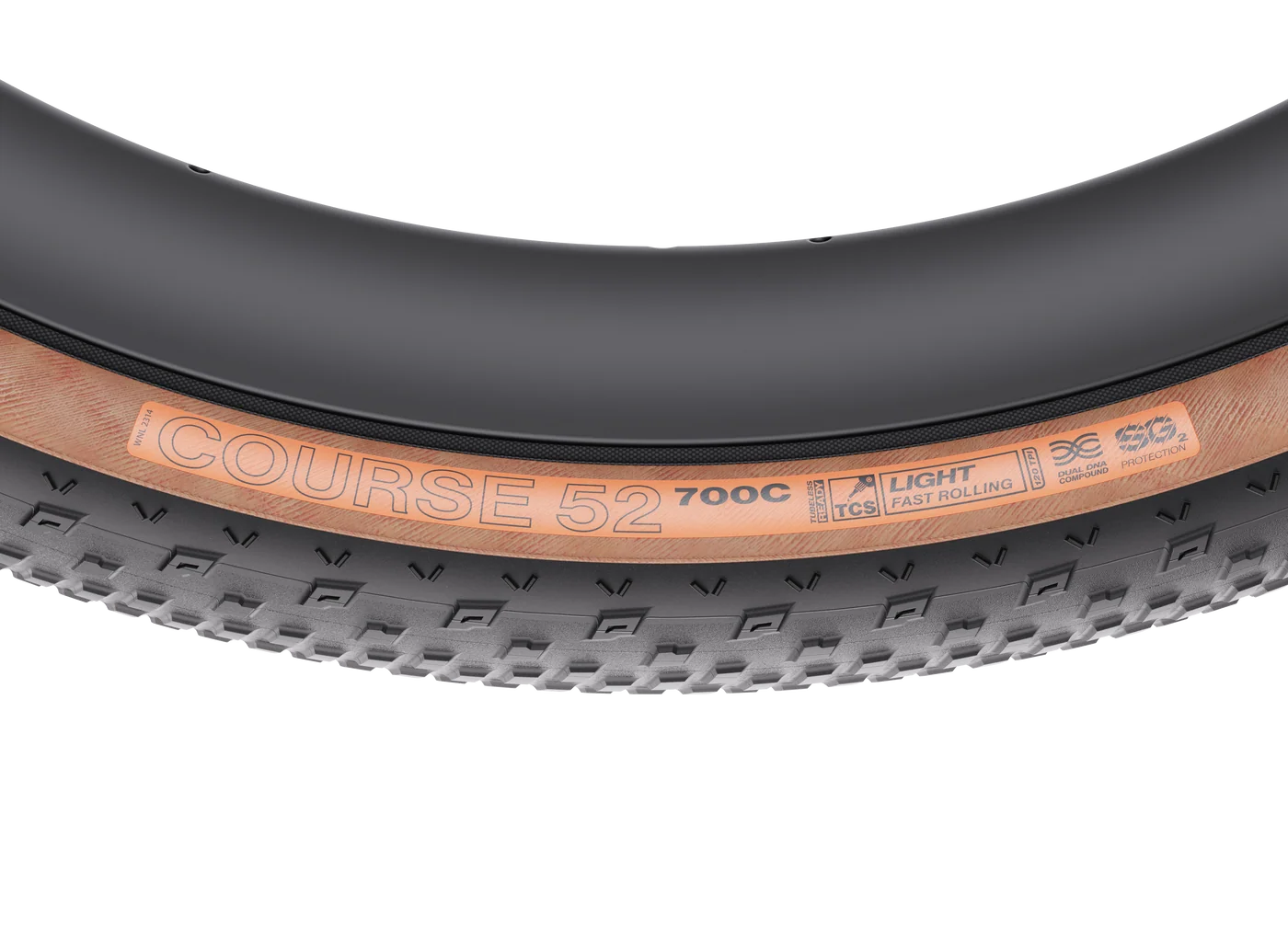 LLANTA WTB Course 52 x 700 TCS Light/Fast Rolling 120tpi Dual DNA SG2 AT tire