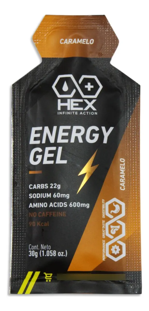 Gel Energetico HEX sin Cafeina