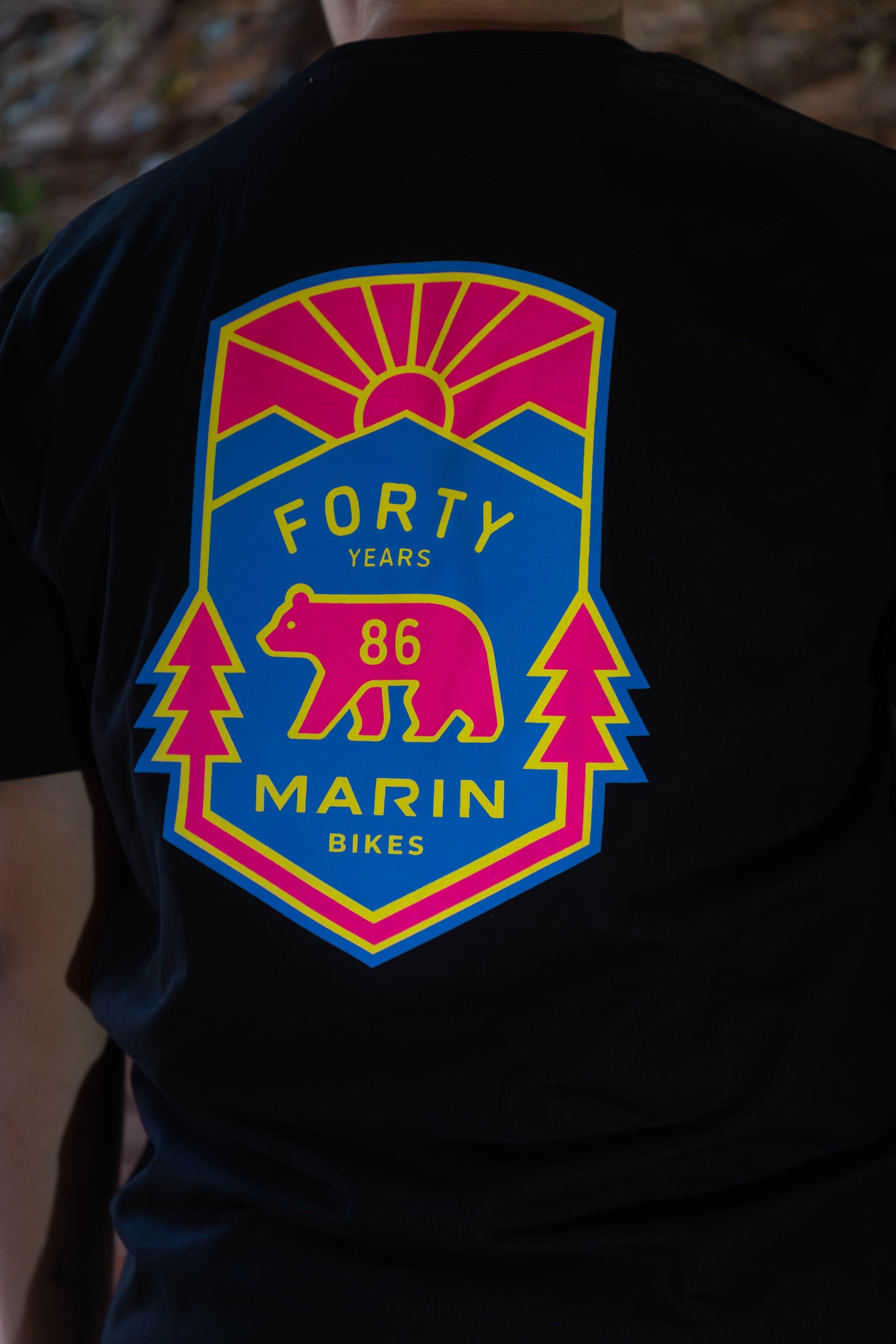 PLAYERA MARIN BIKES 40 ANIVERSARIO