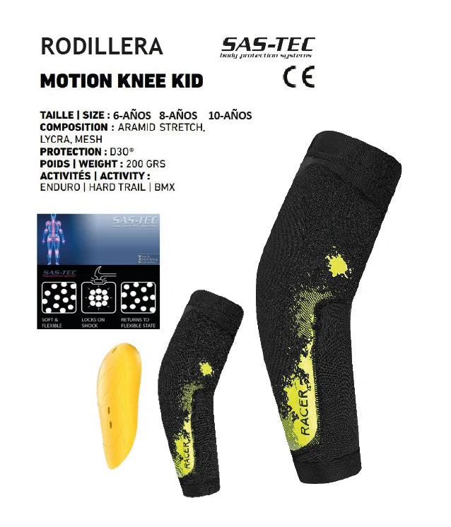 RODILLERA RACER MOUNTAUN KNEE KIDS