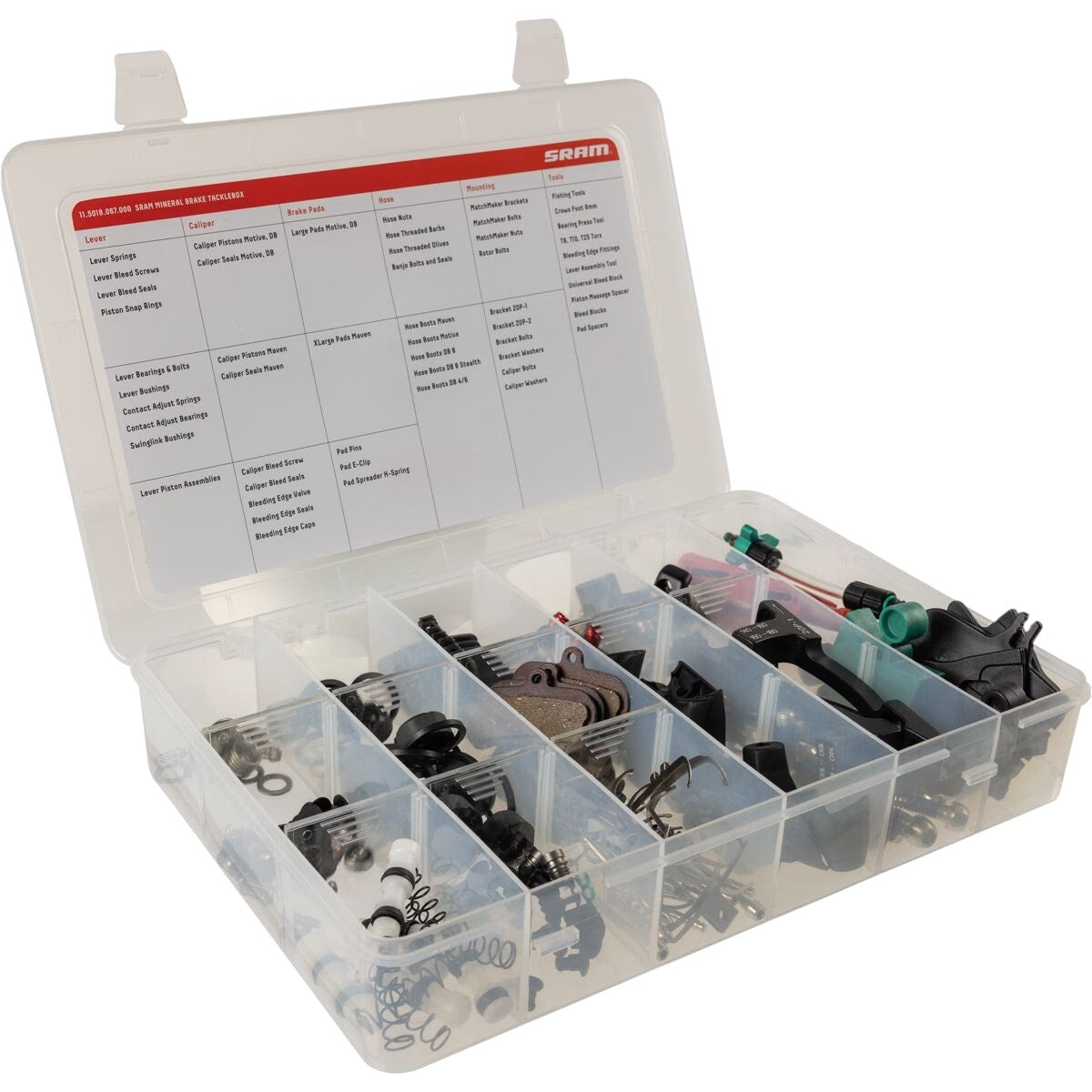 Caja de herramientas para frenos SRAM de aceite mineral