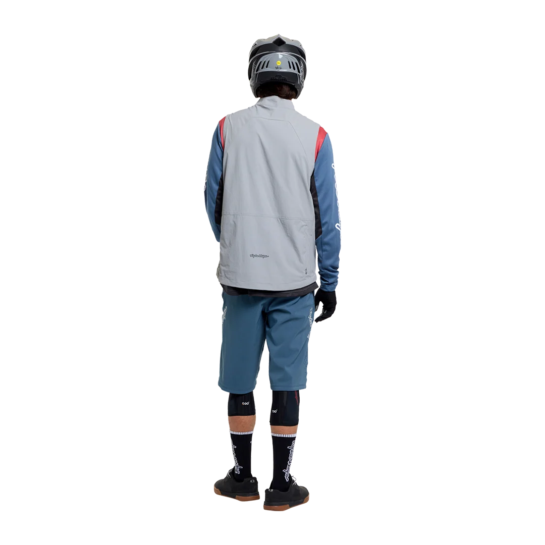 Chaleco Troy Lee Designs para MTB Stage Vest; Mono Mid Gray