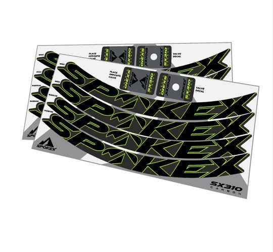 Kit de Calcomanías SpokeX SX310 de Fibra de Carbono