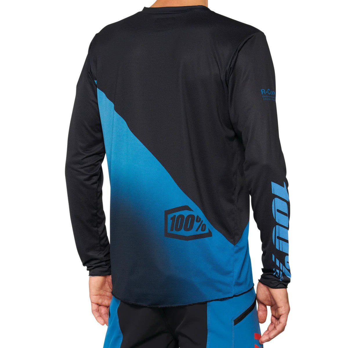 Jersey 100% R-CORE-X Long Sleeve Black/Slate Blue