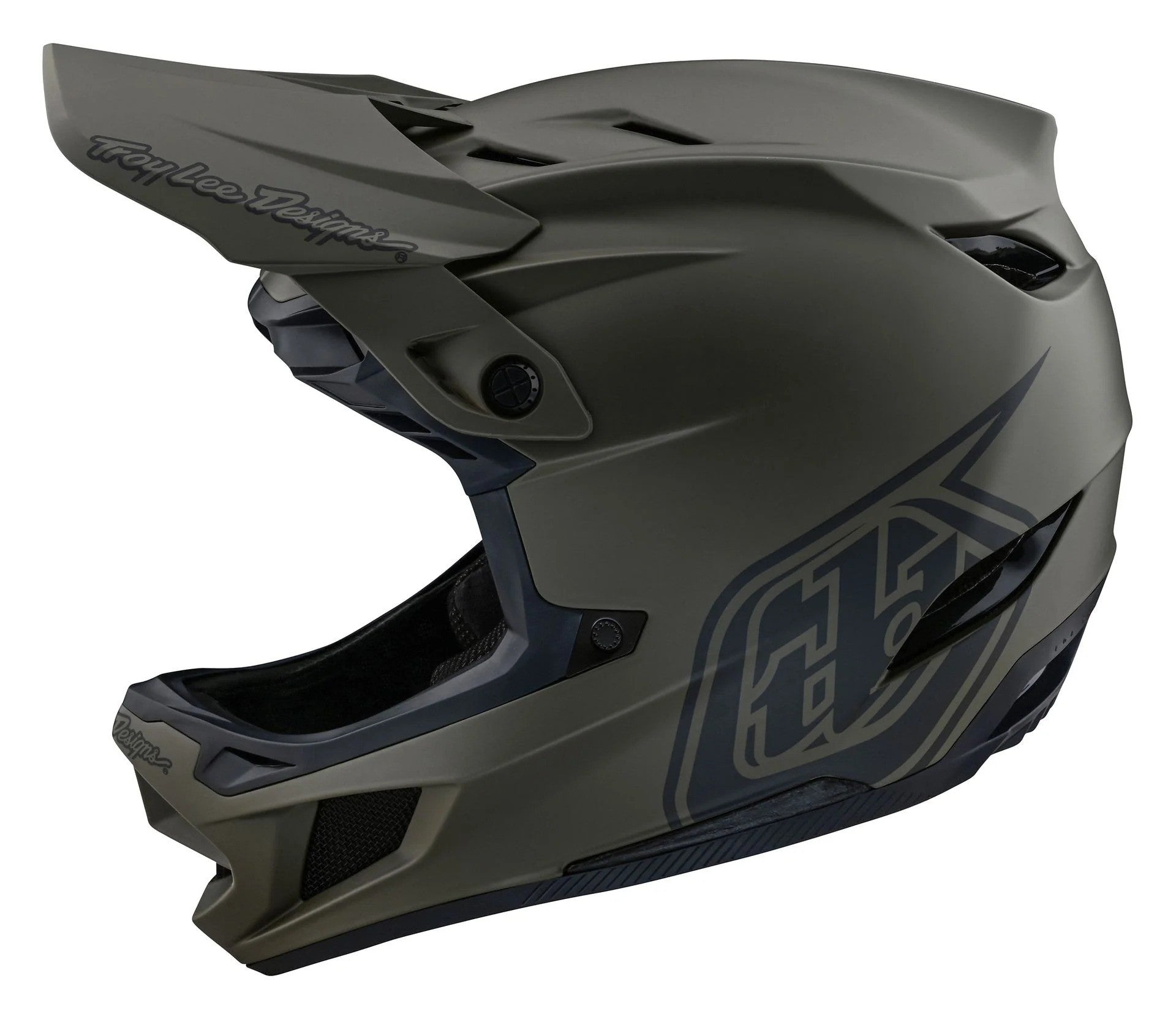 Casco Troy Lee Designs D4 Composite Helmet Stealth Tarmac