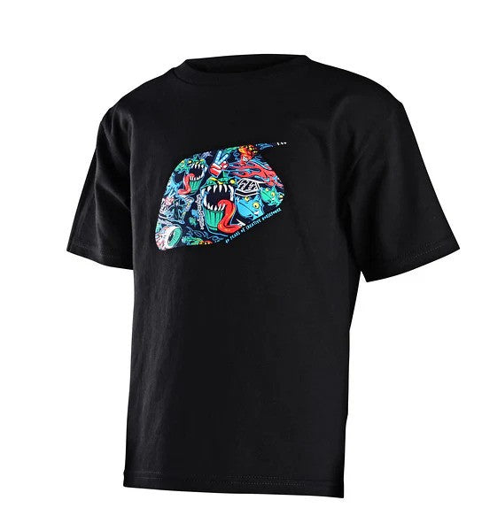 Playera Troy Lee Designs Youth History Ss Tee Black