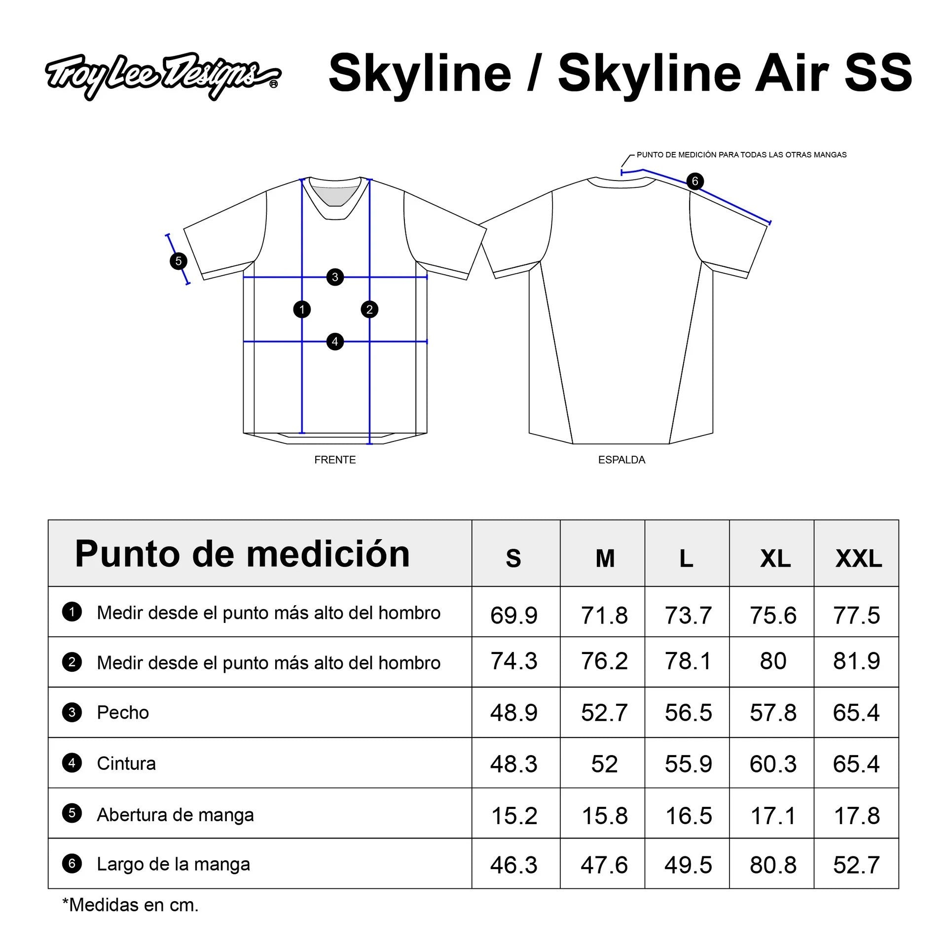 Jersey Troy Lee Designs Skyline Air Ss Channel Carbon