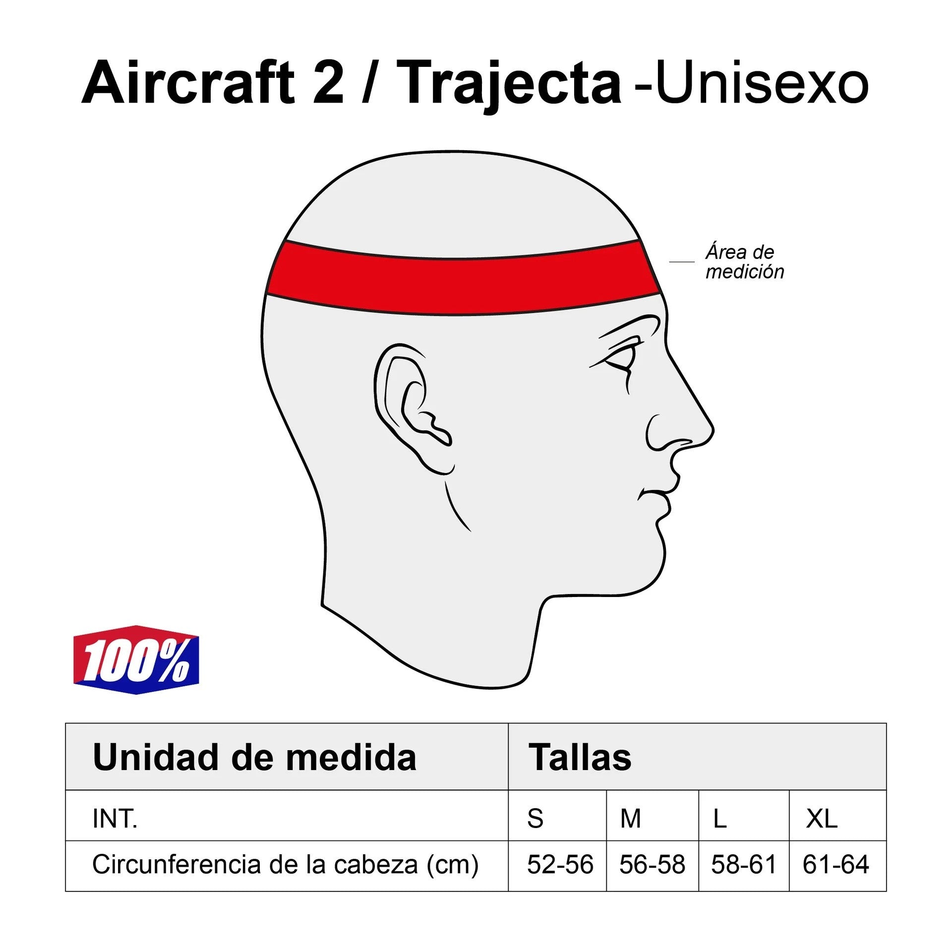 Casco 100% Trajecta Helment Fidlock