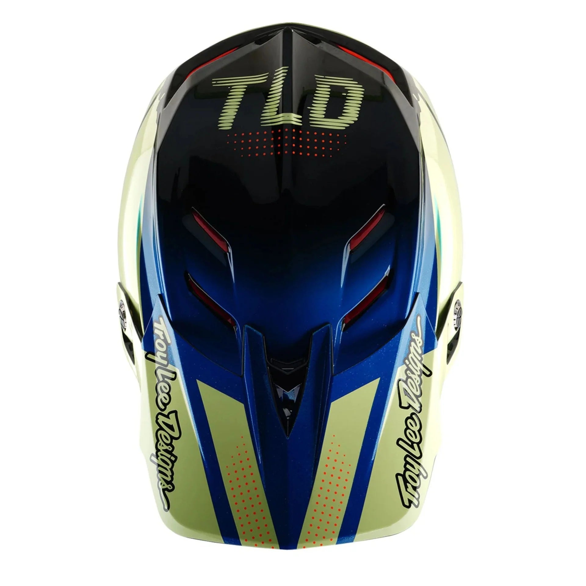 Casco Full-Face D4  Composite Drip Glo Yellow TROY LEE DESINGS
