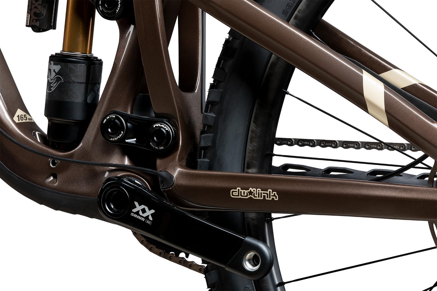 Bicicleta de Montaña Doble Suspensión Firebird Pro X0 Air 29" Cosmic Brown Metallic (2024) Pivot Cycles