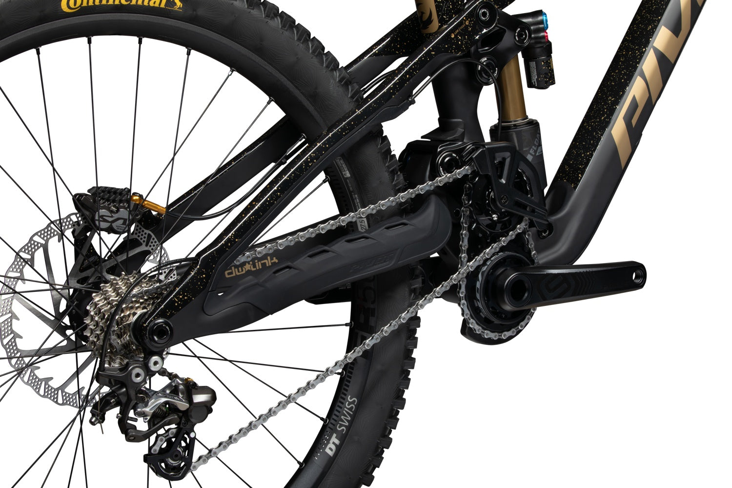 Bicicleta de Downhill Phoenix Pro Saint Mullet" Black Gold (2025) Pivot Cycles