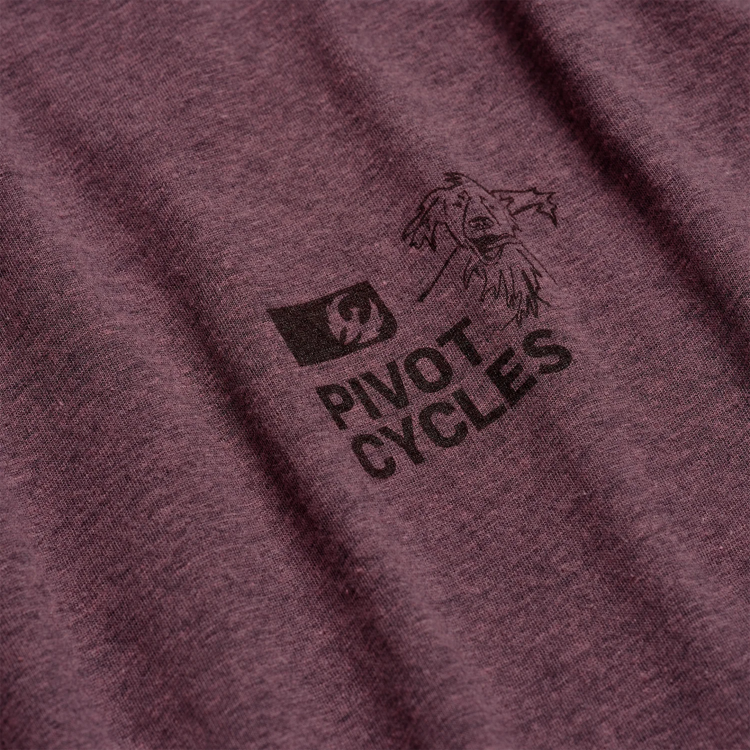 Playera Pivot Dog DH Short Sleeve Tee - Rose Fleck