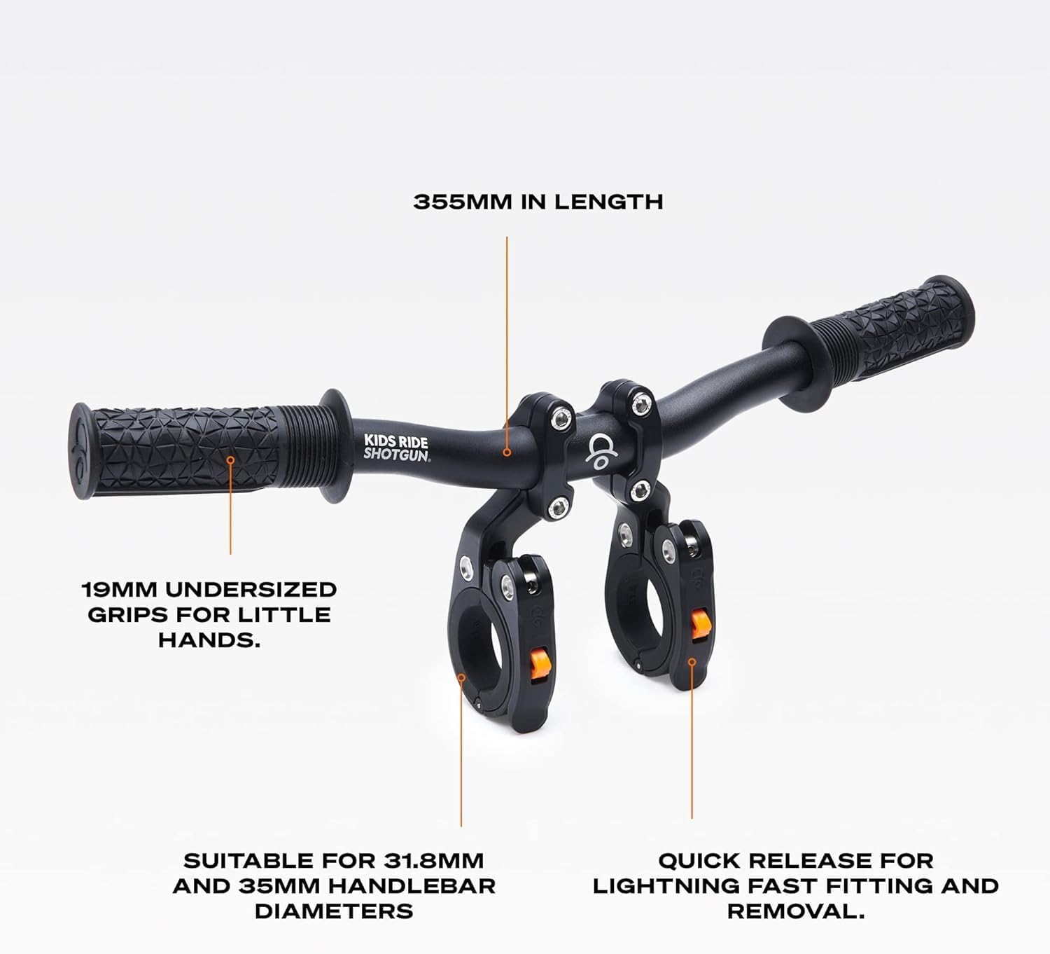 Asiento de bicicleta para Niños Kids Ride Shotgun Pro Combo