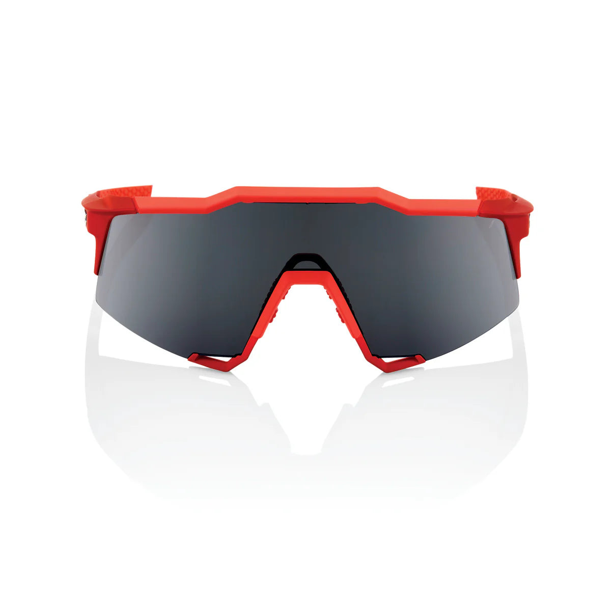 Lentes 100% Speedcraft Soft Tact Coral - Black Mirror Lens