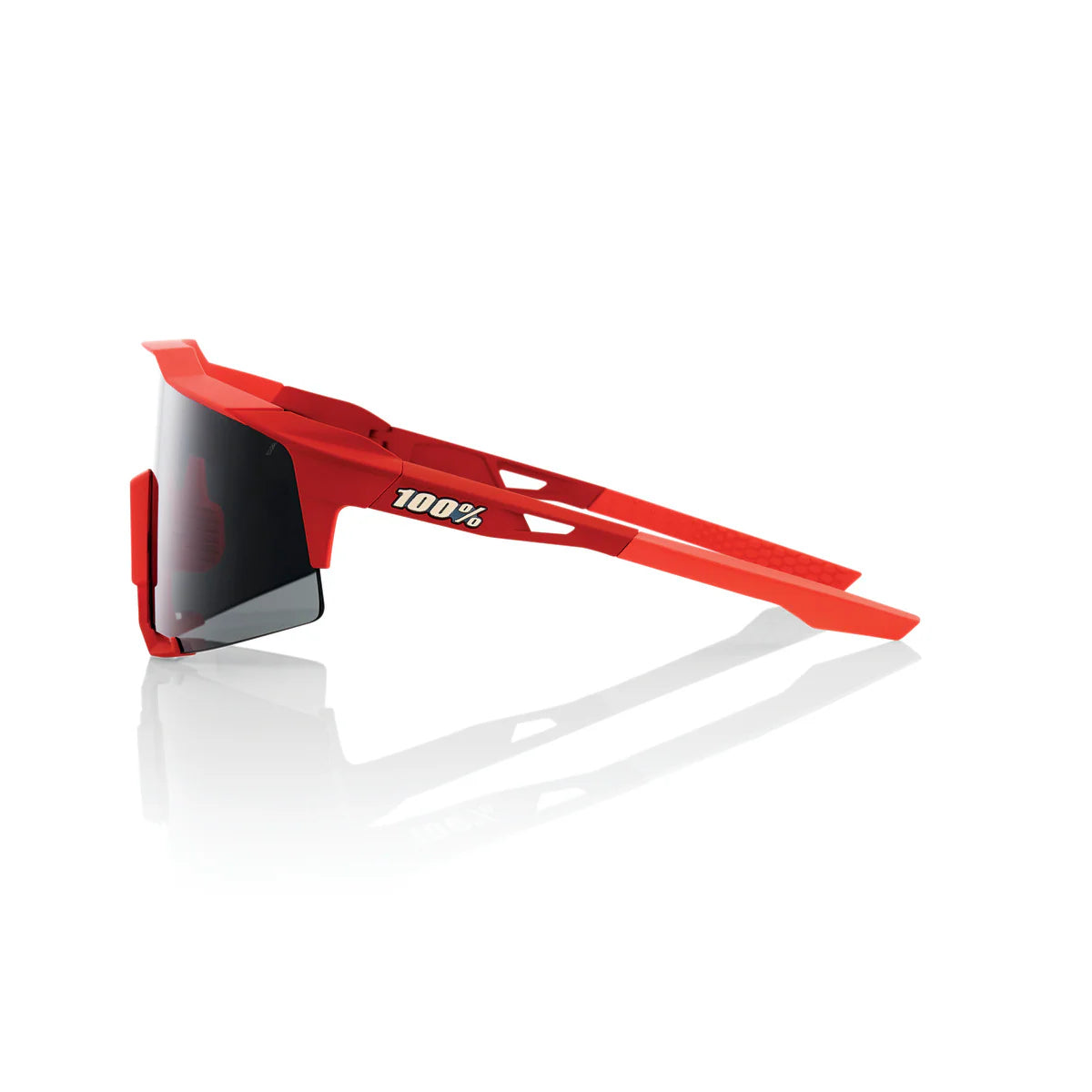 Lentes 100% Speedcraft Soft Tact Coral - Black Mirror Lens