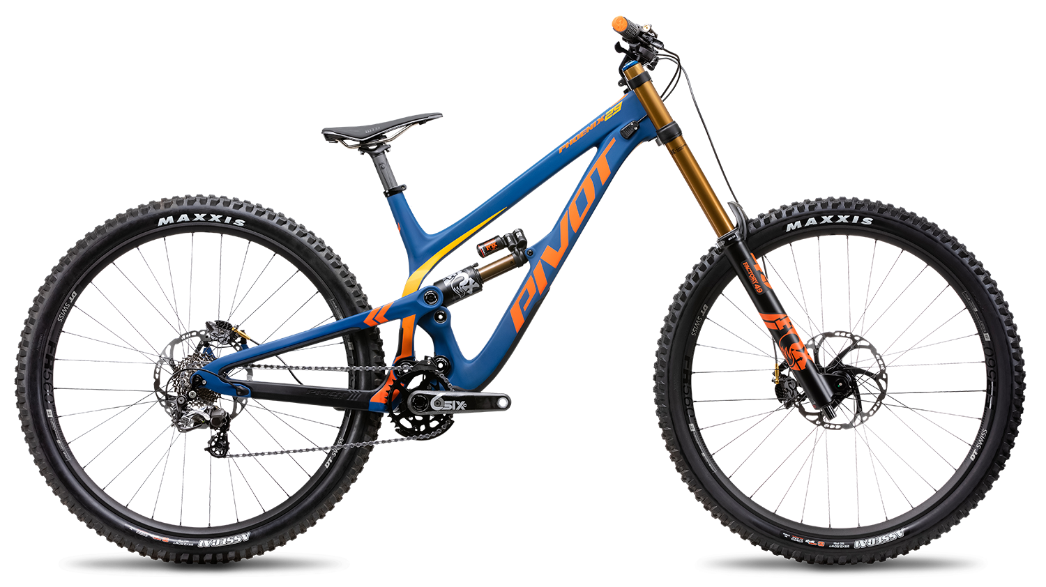 Bicicleta de Montaña Doble Suspensión DH Phoenix Pro Saint 29" (2022) - Azul