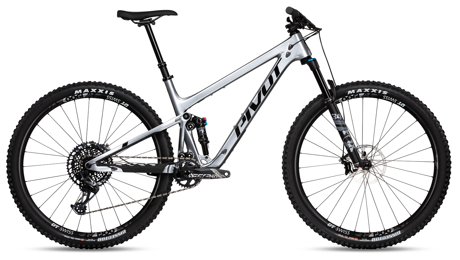 Bicicleta de Montaña Doble Suspensión Pivot Trail 429 Ride GX/X01 Silver Metallic Trail Build 29" (2022)