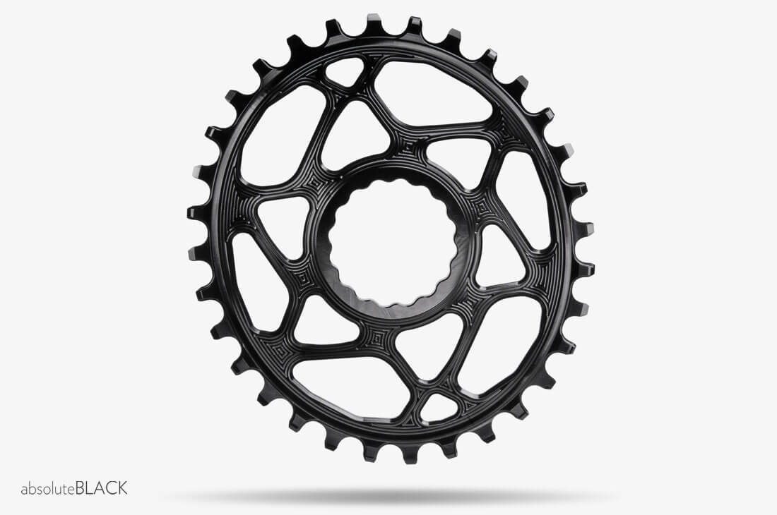 Chainring Absolute Black 34T RaceFace Cinch DM Oval Boost