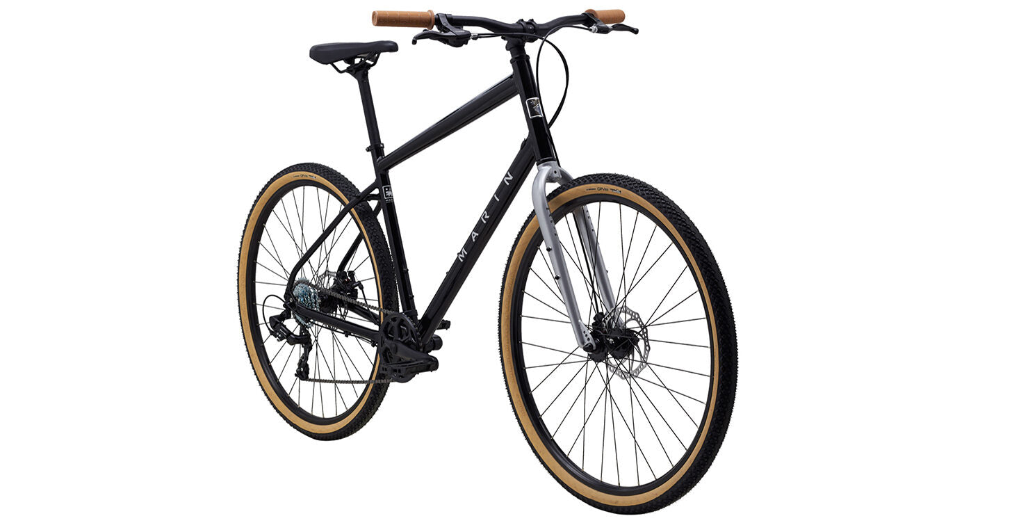 Bicicleta Urbana Kentfield 1 Negra (2022) Marin Bikes