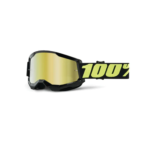 Goggles 100% Strata 2 Upsol Mirror Gold Lens