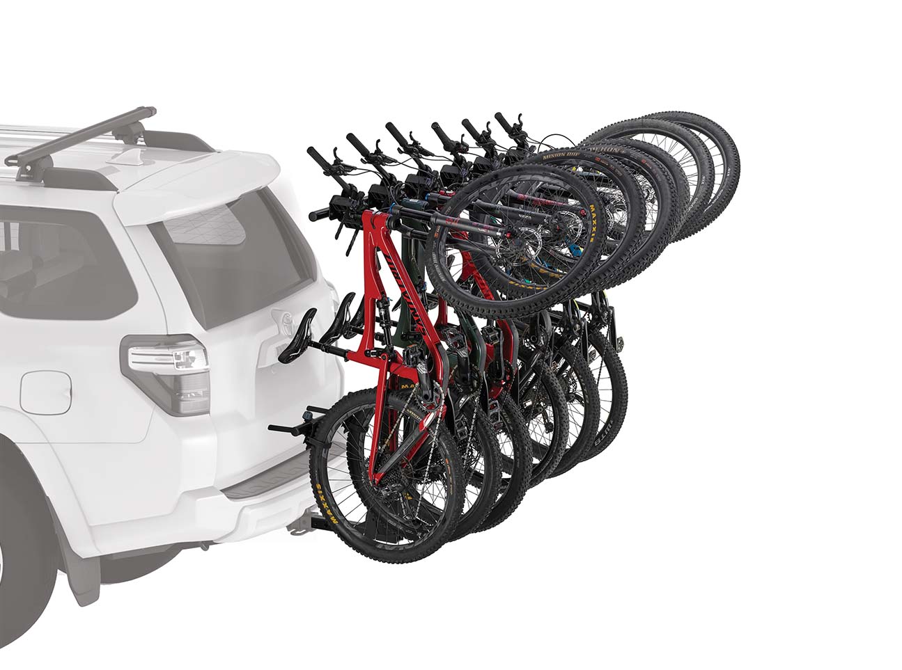 Ciclometa Detalles Porta bicicletas para cajuela de autos para 2 Bicicletas