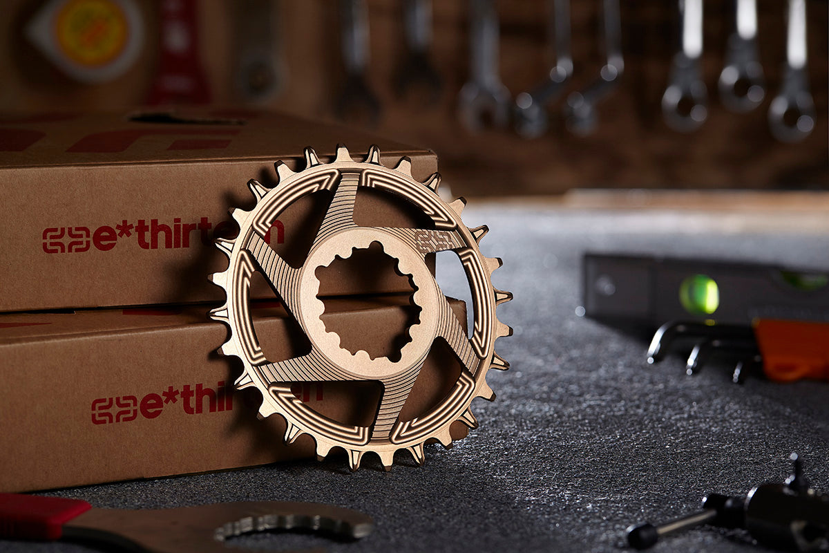 Chainring E*Thirteen Helix SRAM Direct Mount 32T 3mm Offset Bronze ...