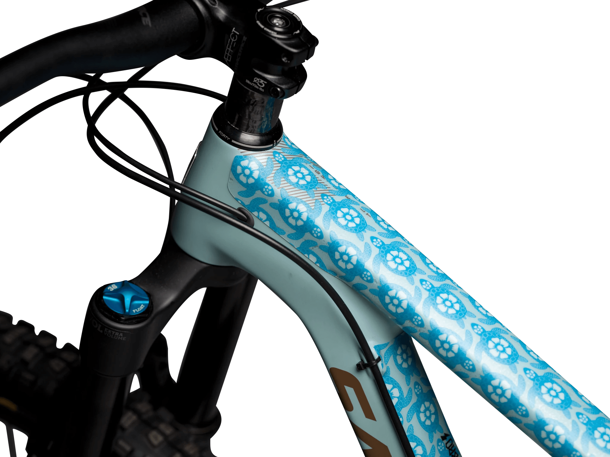 Protector Cuadro Pro Full E-Bike Transparente Brillante Dyedbro