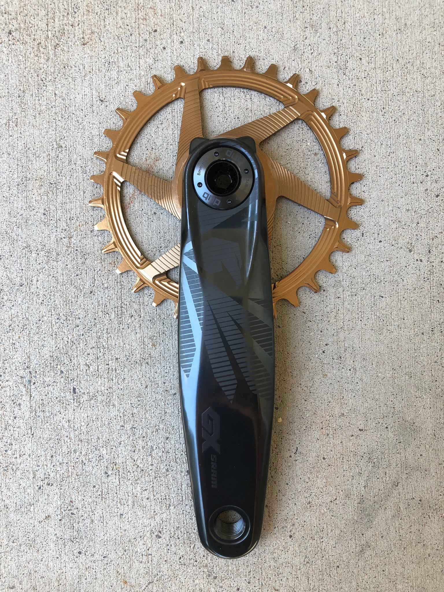 Chainring E*Thirteen Helix SRAM Direct Mount 32T 3mm Offset Bronze ...